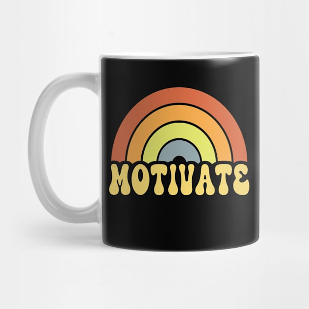 Retro Rainbow Motivate by Inspire Enclave